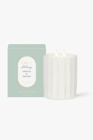 Alchemy White Tea + Wild Mint Classic Candle 350g HW Fragrance - Candle, Diffuser, Room Spray, Oil Circa Home   