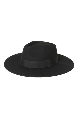 Joanna Black Felt Hat ACC Hats Brixton   