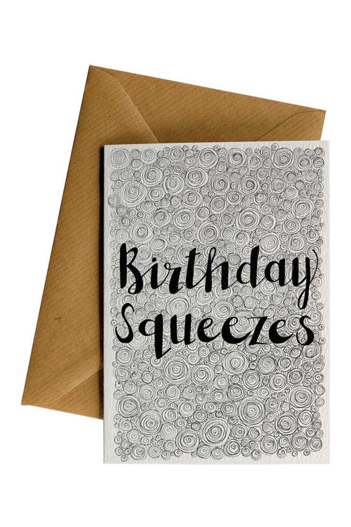Birthday Squeezes Greeting Card HW Greeting Cards Little Difference   
