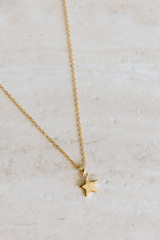 Star Pendant Gold Chain Necklace