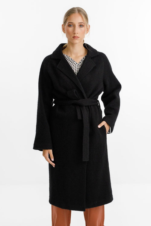 Clement Belted Super Soft Black Coat WW Jacket Thing Thing   