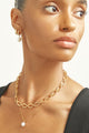 Lila Pearl 18k Gold Plated 45cm Chain Pendant Necklace