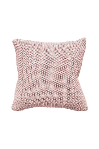 Milford Moss Stitch Dusky Pink Cushion 45x45cm HW Cushions Mulberi   