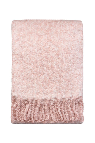 Lyford Acrylic Evening Pink Throw 130x190cm HW Throws Mulberi   