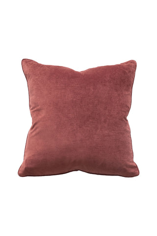 Montpellier Marsala Velvet Cushion 53x53cm HW Cushions Mulberi   