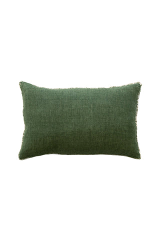 Kobo Linen Rectangle Cushion with Feather Inner Spruce 40x60cm HW Cushions Mulberi   