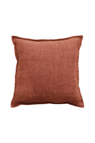 Flaxmill Linen Chutney Cushion 50x50cm HW Cushions Mulberi   