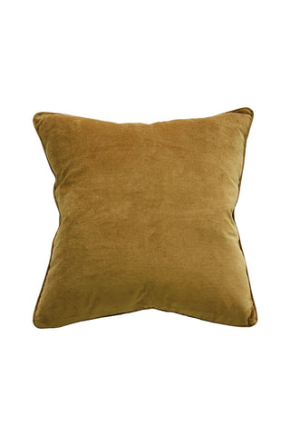 Montpellier Saddle Velvet Cushion 53x53cm HW Cushions Mulberi   