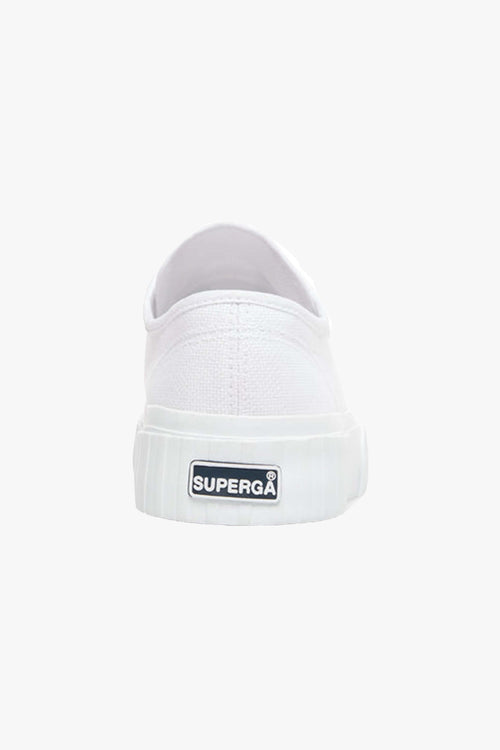 2630 Stripe White Canvas Sneakers ACC Shoes - Sneakers Superga   