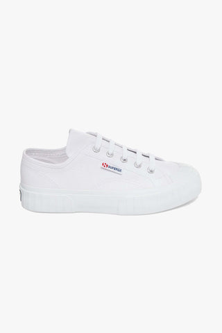 2630 Stripe White Canvas Sneakers ACC Shoes - Sneakers Superga   