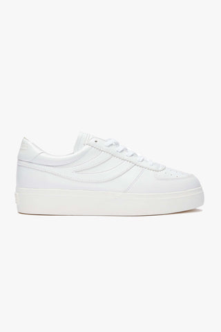 2850 Seattle 3 Vegan Leather White Sneaker ACC Shoes - Sneakers Superga   