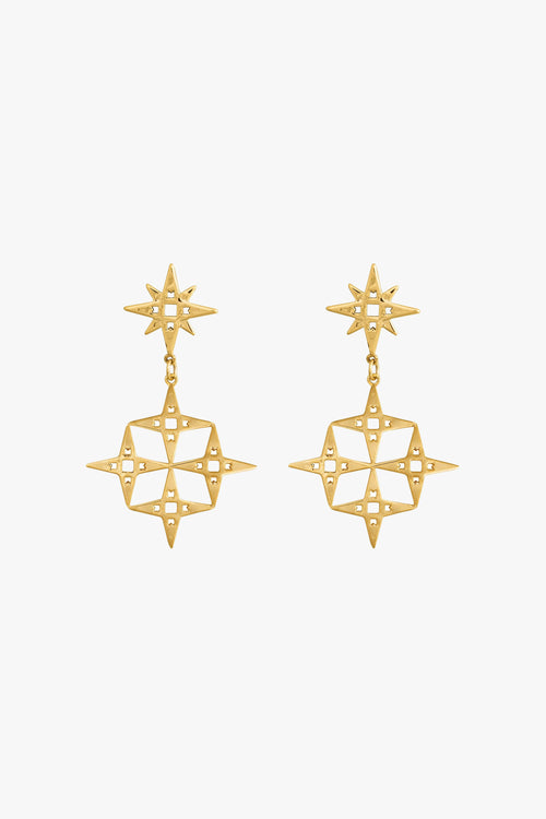 Hanging Constellation Silver Earrings EOL ACC Jewellery Lindi Kingi   