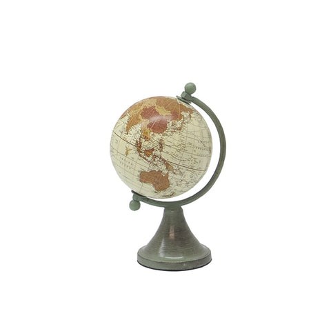 World Cream Globe 8cm HW DECOR - Frames, Ceramics, Decor Items Le Forge   