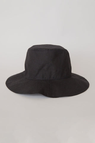 Love Linen Bucket Hat Black ACC Hats Sophie   