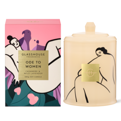 Mothers Day Ode To Woman 380g Candle HW Fragrance - Candle, Diffuser, Room Spray, Oil Glasshouse   