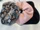 Black Suede Scrunchie