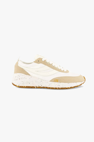 4089 Beige 9TS Slim Vegan Leather Trainers ACC Shoes - Sneakers Superga   