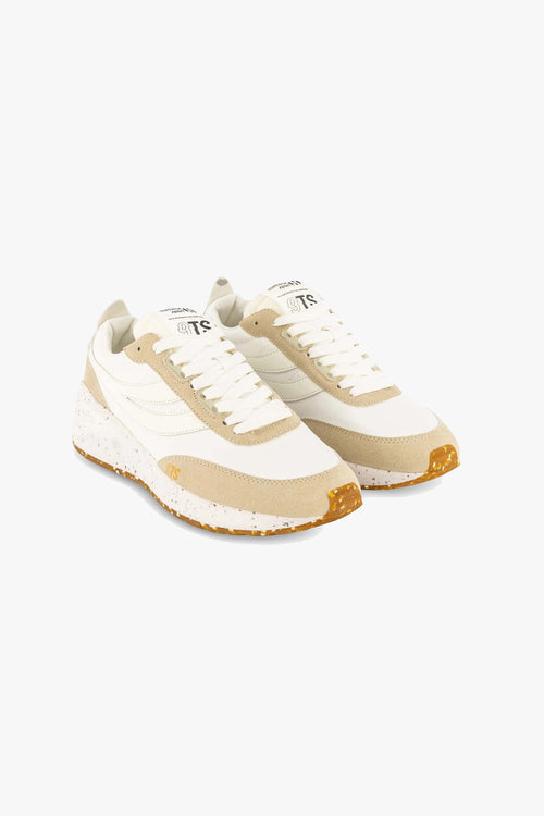 4089 Beige 9TS Slim Vegan Leather Trainers ACC Shoes - Sneakers Superga   