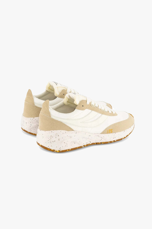 4089 Beige 9TS Slim Vegan Leather Trainers ACC Shoes - Sneakers Superga   