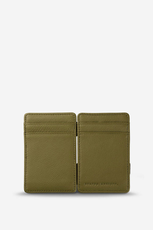 Flip Two Sided Khaki Wallet Cardholder ACC Bags - Wallets+Straps Cosmetic Laptop Ph cases Status Anxiety   