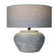 Belle Ceramic Grey Cement Lamp 58cm