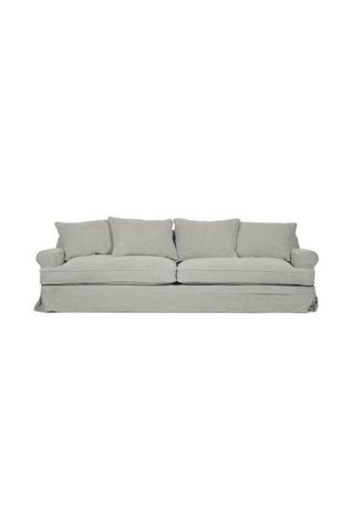 Chalet Light Grey 2 Seater Loose Cover Couch 1800x1000x690 HW Furniture - Chair, Table, Floor Mirror, Shelf Rembrandt   