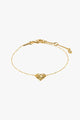 Sophia Heart Bracelet Gold EOL