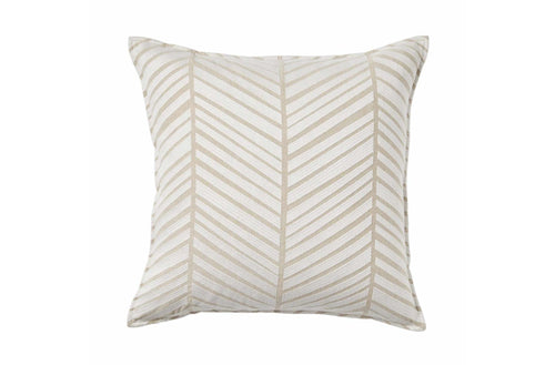 Malaga Chevron Sandstorm Cushion 50x50cm HW CUSHIONS, Throws, Rugs Weave   