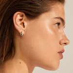 Joanna Silver Plated Snake Chain Earrings ACC Jewellery Pilgrim   