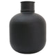 Aluminium Hammered Black Vase