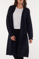 Comfy Longline Navy Chunky Knit Cardigan