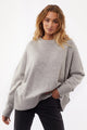 Slouchy Grey Marle Classic Knit