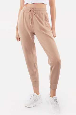 Old School Tan Track Pant WW Pants All About Eve   
