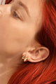 Edwina Chunky Mini Hoop Earrings Gold Plated
