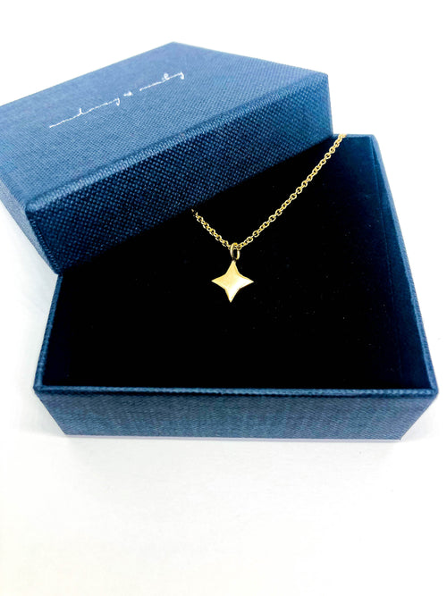 Square Star Necklace ACC Jewellery Audrey Loves Ruby   