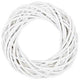 White Large Willow Wreath 70x12cm