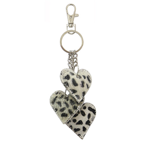 Leopard Heart Multi Keychain ACC Other - Belt, Keycharm, Scrunchie, Umbrella Le Forge   