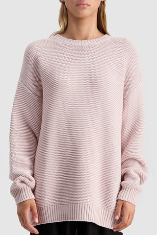 Rush Crew Neck Pink Sweater WW Sweatshirt Huffer   