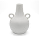 Sven White Vase with Handles 16x21.5cm