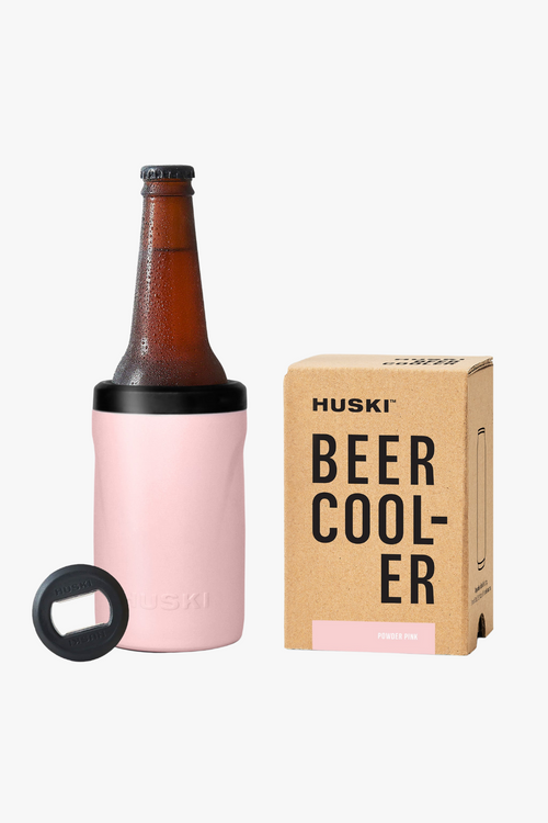 Powder Pink Beer Cooler EOL HW Drink Bottles, Coolers, Takeaway Cups Huski   