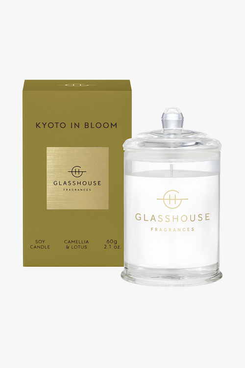 60g Triple Scented Kyoto in Bloom Candle HW Fragrance - Candle, Diffuser, Room Spray, Oil Glasshouse   