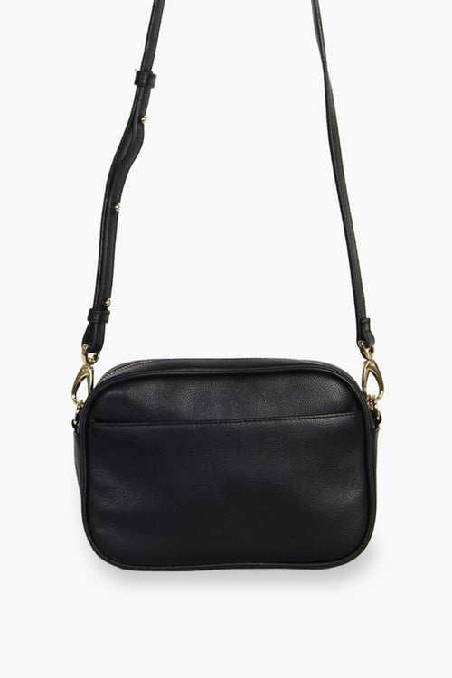 The All Times Black Leather Cross Body Gold Hardware Bag ACC Bags - All, incl Phone Bags Federation   