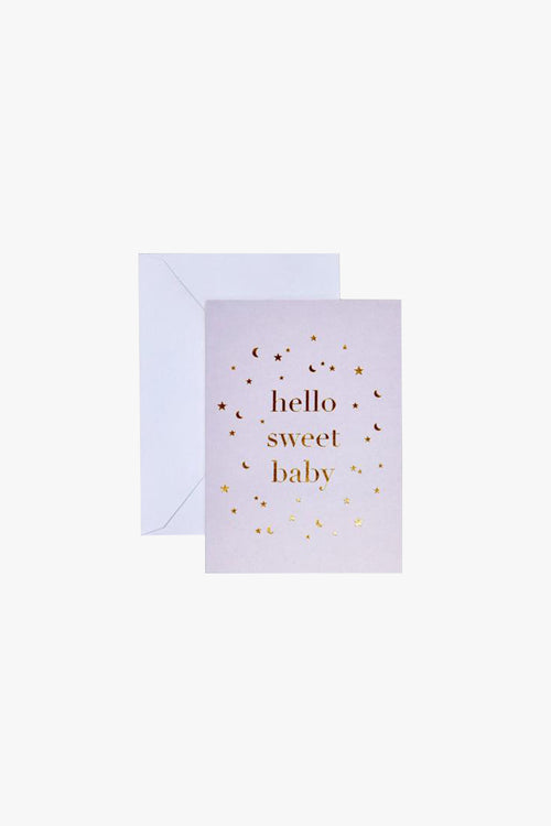 Hello Sweet Baby Greeting Card HW Greeting Cards Papier HQ   