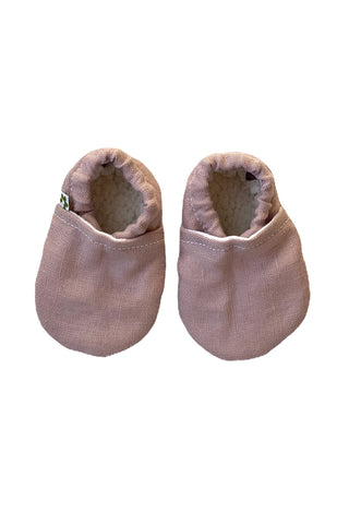 Baby Booties 100% Blush Linen HW Kids Not specified   