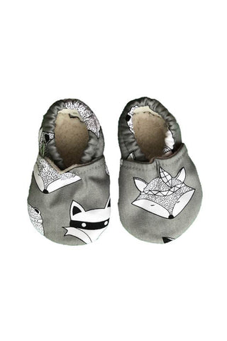 Baby Booties Grey Fox + Bear HW Kids Not specified   