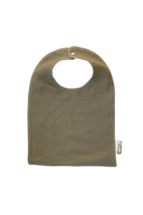 Bib Olive Linen HW Kids Not specified   