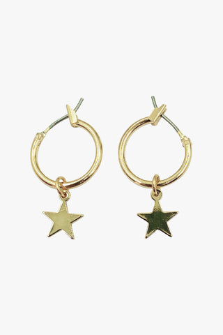 Star Sleeper Earrings Gold ACC Jewellery Flo Gives Back 15% to Women In Need   