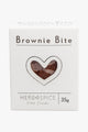 Mini Chocolate Brownie White Box Silver Heart 35g