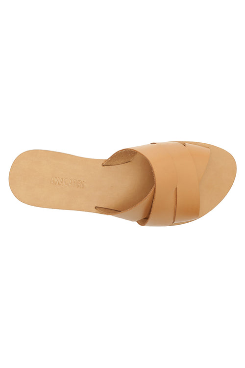 Flat Wave Tan Slide General Anacapri   