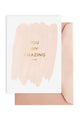 You Are Amazing White Blush Greeting Card